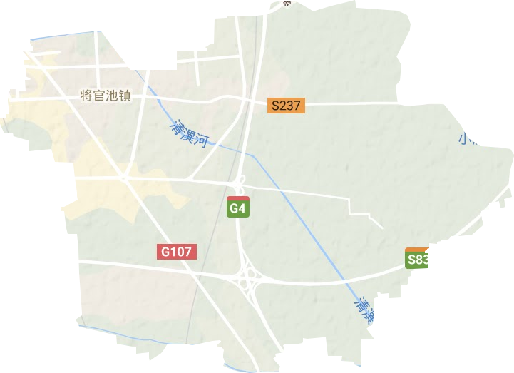 将官池镇地形图