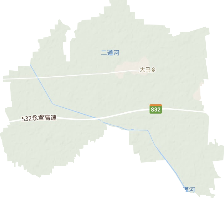 大马镇地形图