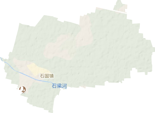 石固镇地形图