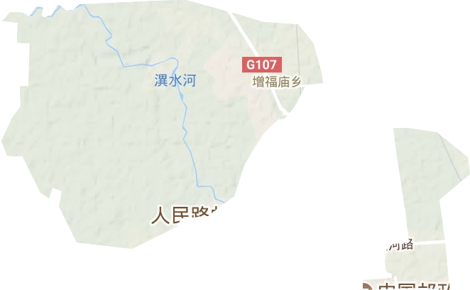 增福庙乡地形图