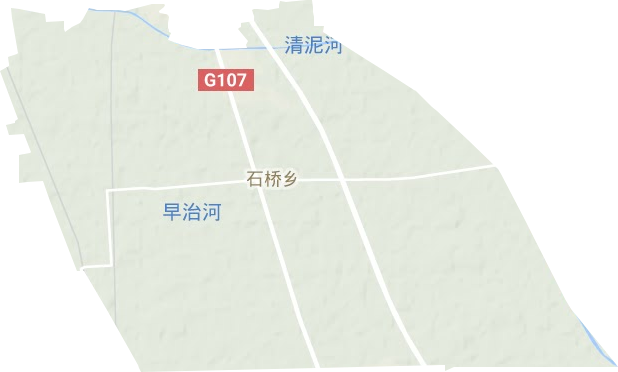 石桥乡地形图