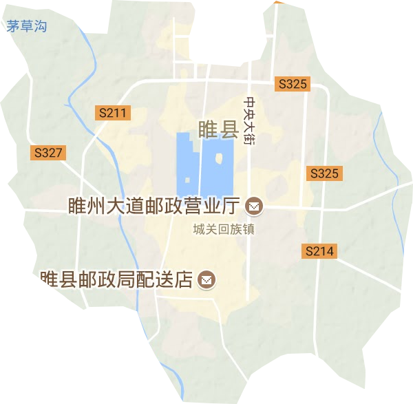 城郊乡地形图