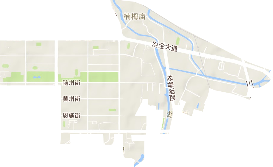 冶金街道地形图