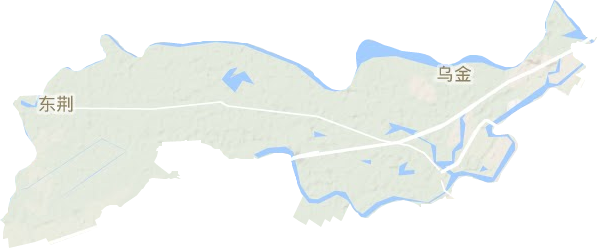东荆街道地形图
