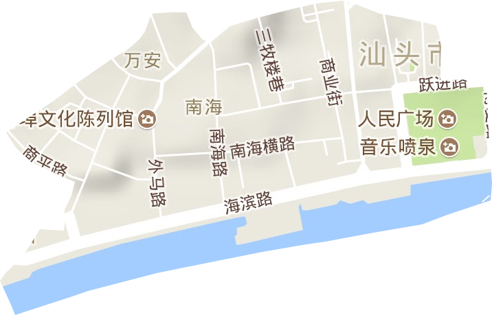 海安街道地形图高清版大图