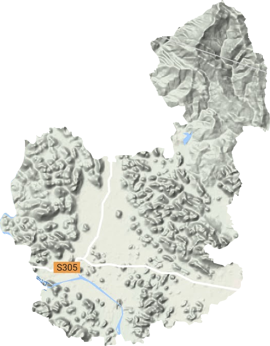 福利镇地形图