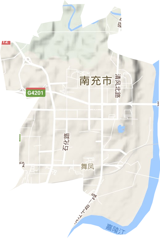 舞凤街道地形图