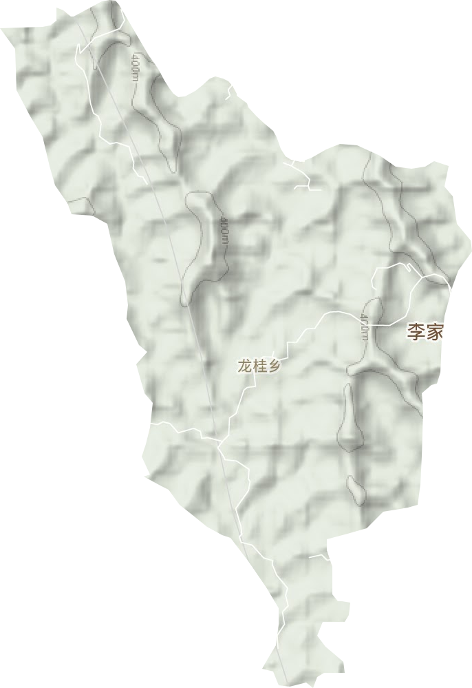 龙桂乡地形图