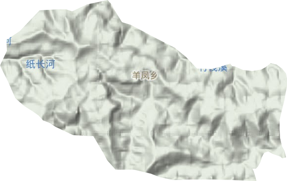 羊凤乡地形图