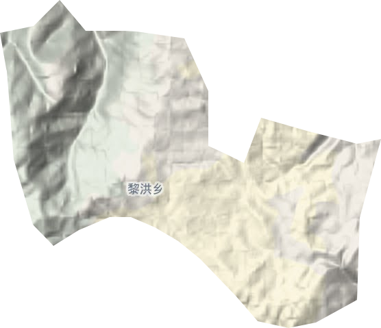 黎洪乡地形图