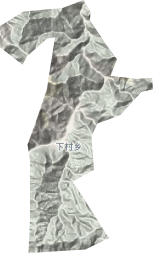 下村乡地形图