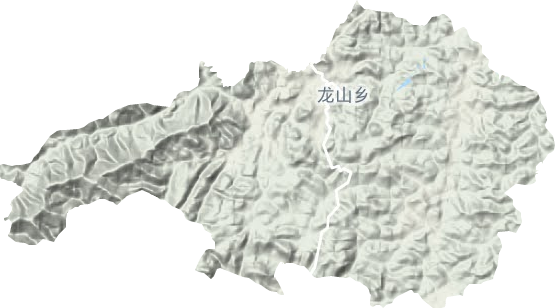 龙山镇地形图