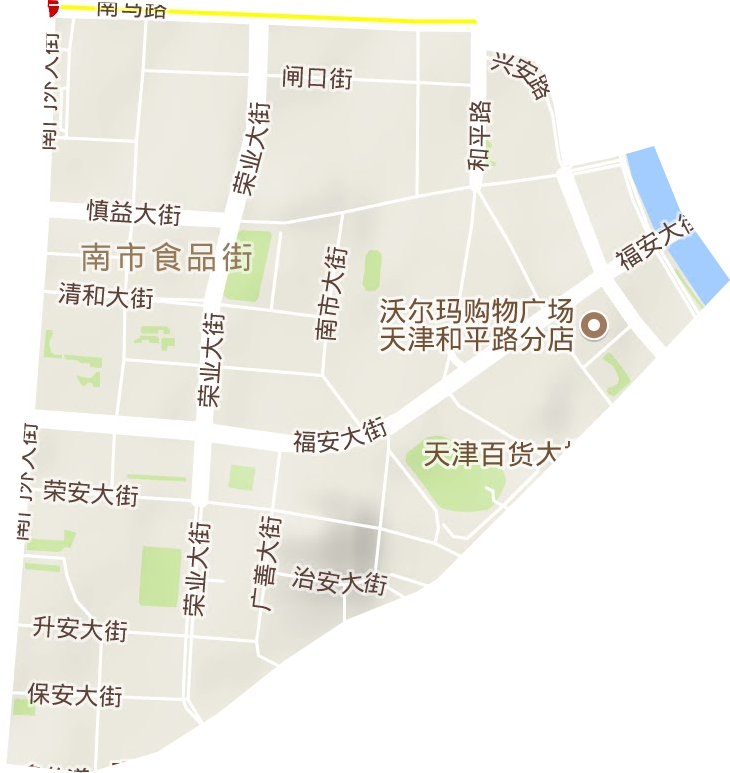 南市街道地形图