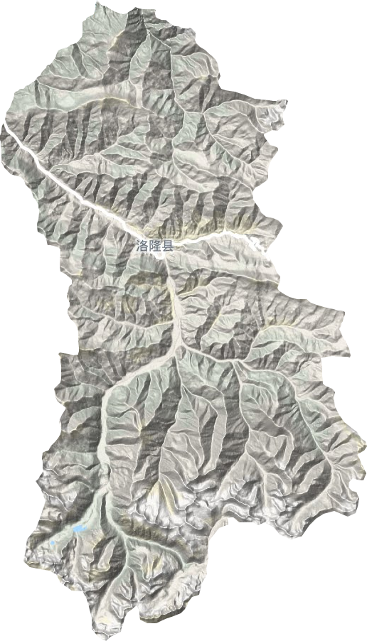 孜托镇地形图