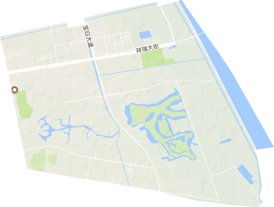 京津新城地形图