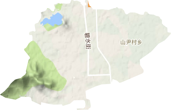 山尹村镇地形图