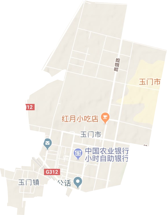 新市区街道地形图