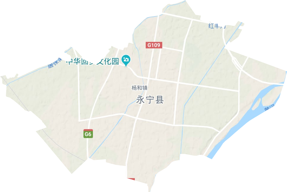 杨和镇地形图