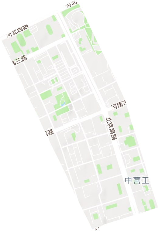 南纬路街道地形图