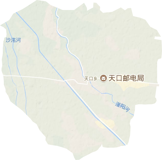 天口镇地形图