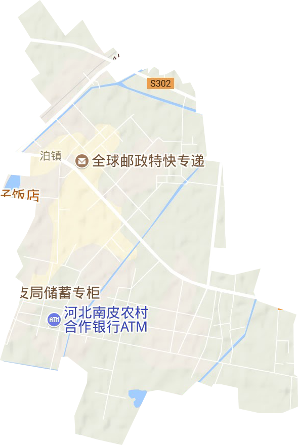 泊头市工业区管委会地形图