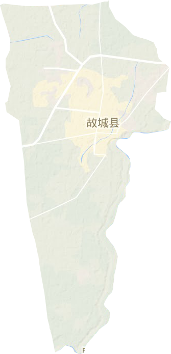 郑口镇地形图