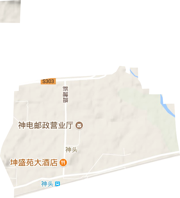 神头街道地形图