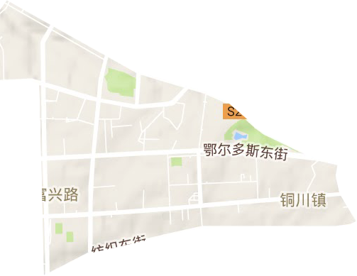 富兴街道地形图