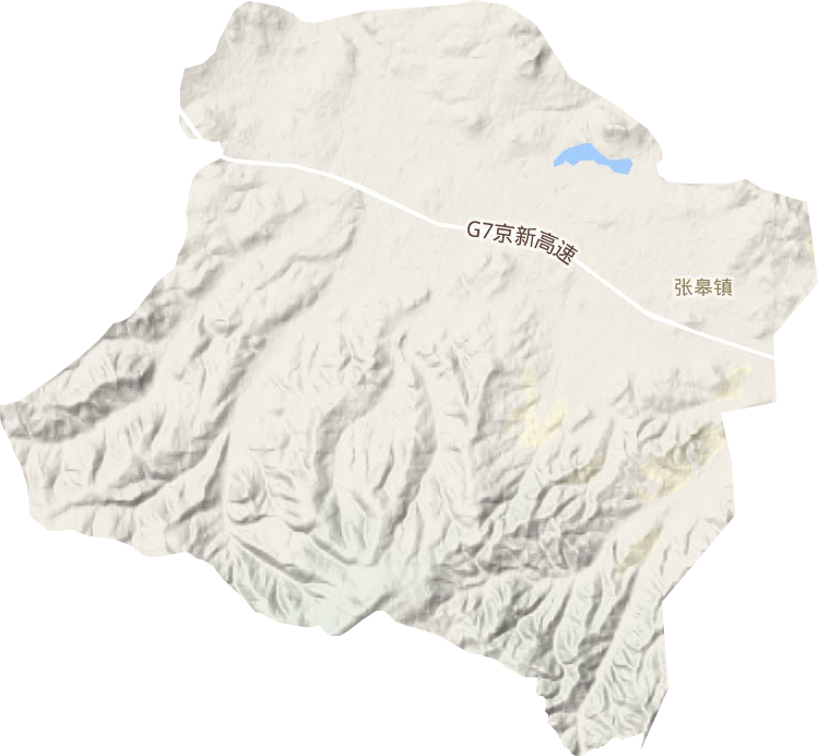 张皋镇地形图