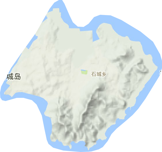 石城乡地形图