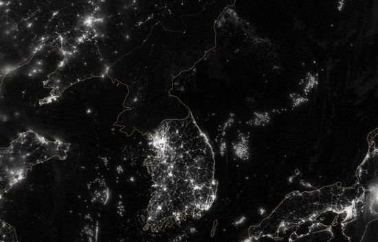 朝鲜媒体回击夜晚卫星图：繁华的灯光并不能反映社会的本质