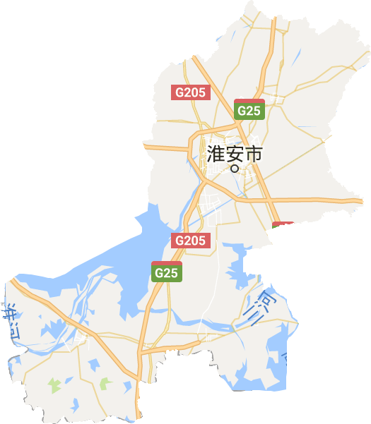 淮安市高清电子地图