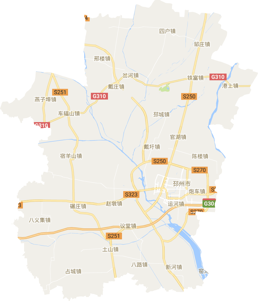 邳州乡镇分布地图图片