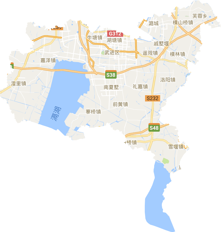 武进区牛塘镇地图图片