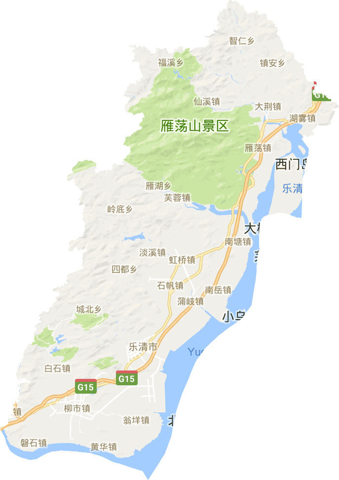 乐清南岳镇地图图片