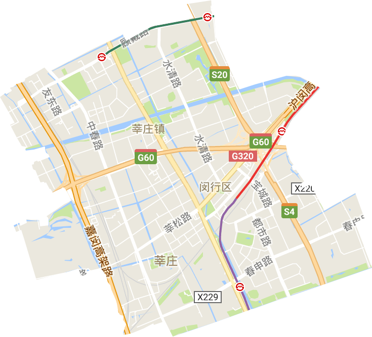 莘庄工业区 地图图片
