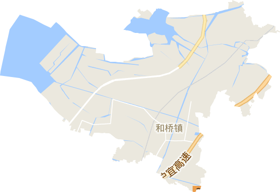 宜兴市和桥镇地图图片