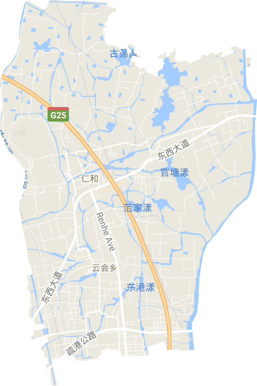 杭州仁和镇地图图片