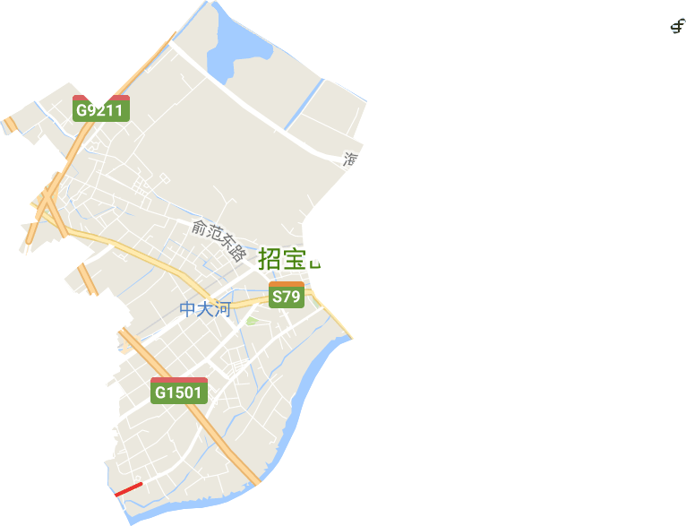 蛟川街道高清电子地图