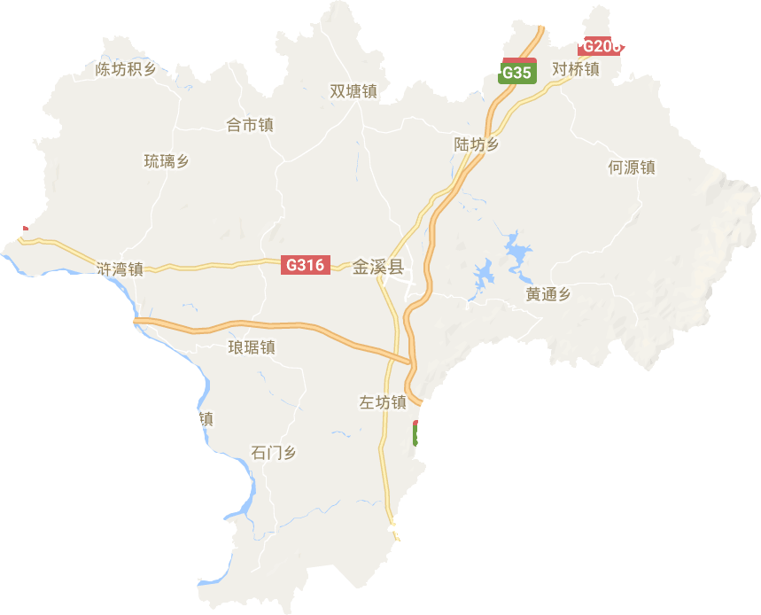 金寨县南溪镇地图图片