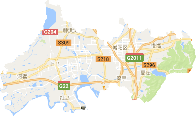 青岛城阳区夏庄地图图片
