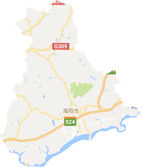 海阳市地图乡村图片
