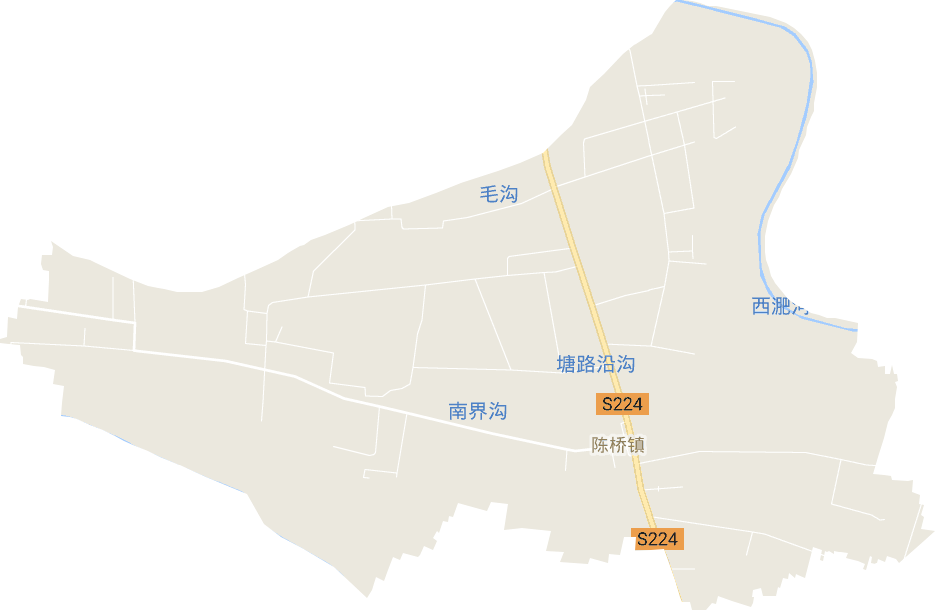 陈桥镇高清电子地图