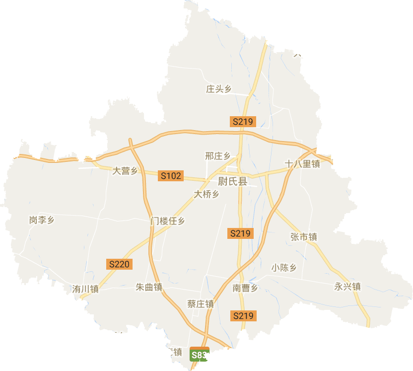 尉氏县各乡镇行政地图图片