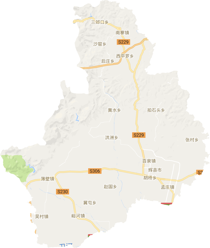 辉县市高清电子地图,辉县市高清谷歌电子地图