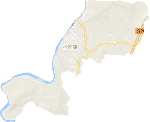 南水镇地图图片