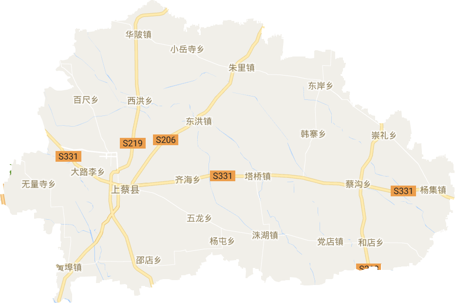 上蔡县地图高清全图图片