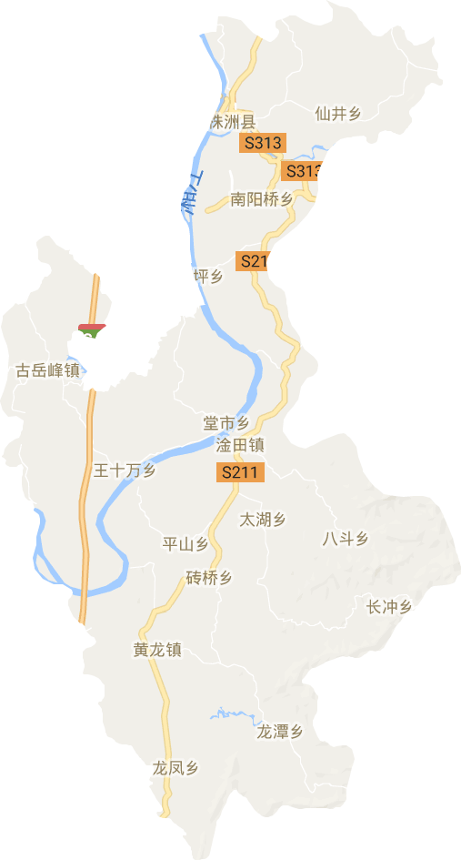 株洲攸县各乡镇地图图片