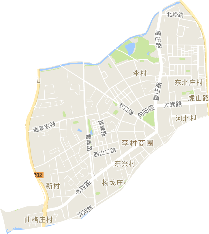 青岛市李沧区李村地图图片