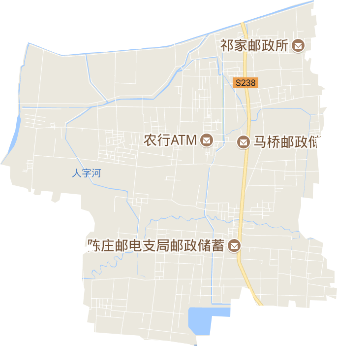 马桥镇高清电子地图